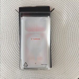 Clear Transparent Phone Case - White/Clear.  iPhone 17 Pro